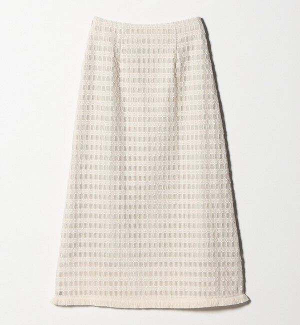 BEAUTY&YOUTH UNITED ARROWS「レースフリンジスカート ウォッシャブル」|スカート|