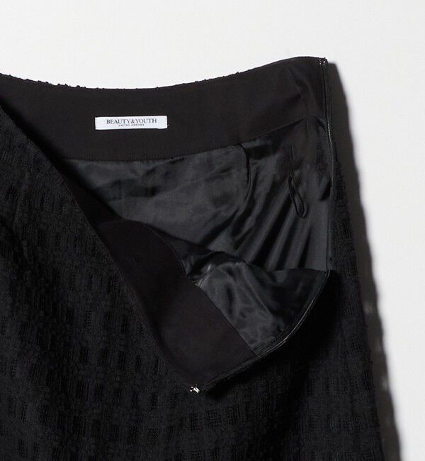 BEAUTY&YOUTH UNITED ARROWS「レースフリンジスカート ウォッシャブル」|スカート|