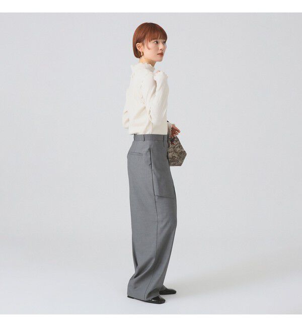 Ray BEAMS 「ランダム リブ メロー ハイネック カットソー」|Tシャツ・カットソー|