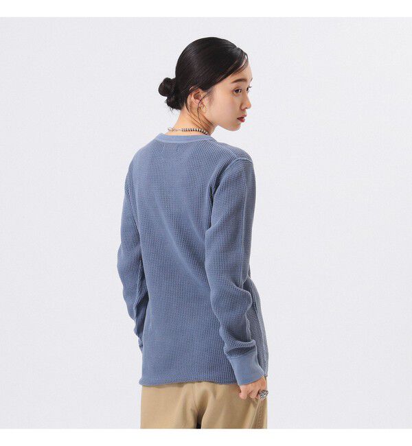 BEAMSBOY「コットン サーマル クルーネック ロングスリーブ Tシャツ」|Tシャツ・カットソー|