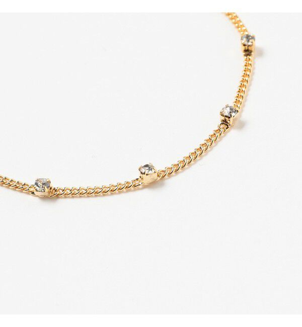 Ray BEAMS 「ビジュー チェーン ブレスレット」|ブレスレット・バングル|