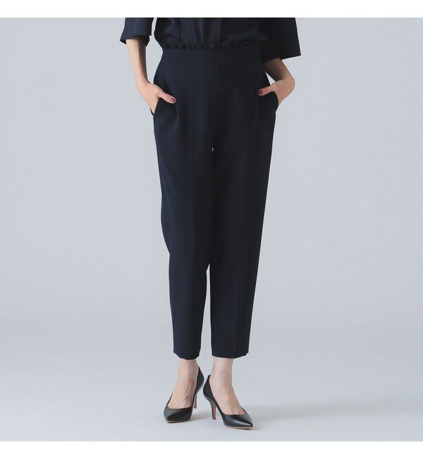 Demi-Luxe BEAMS 「ダブルクロス テーパードパンツ」|チノ|