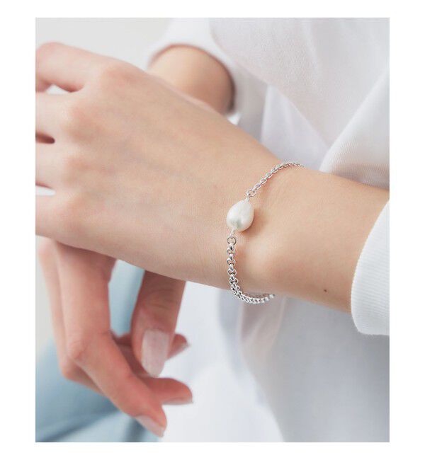 Demi-Luxe BEAMS 「【別注】PHILIPPE AUDIBERT / Nava パール ブレスレット」|その他|SILVER