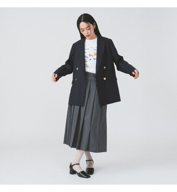 Ray BEAMS 「4ボタン ダブル ブレザー」|テーラードジャケット|