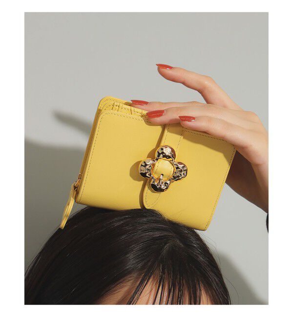 Ray BEAMS 「【WEB限定】Hashibami / 花バックル ウォレット」|財布|