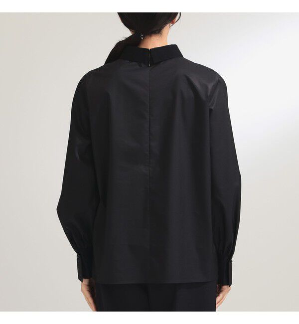 Demi-Luxe BEAMS 「グログラン カラー ブラウス」|シャツ・ブラウス|