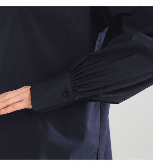 Demi-Luxe BEAMS 「グログラン カラー ブラウス」|シャツ・ブラウス|