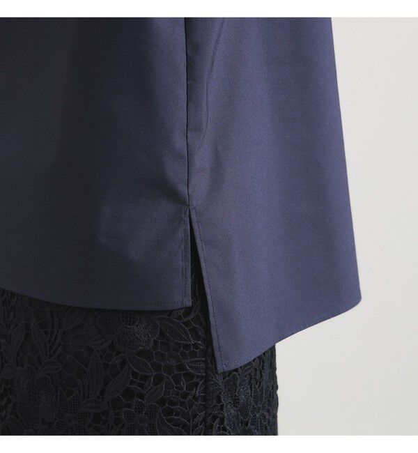 Demi-Luxe BEAMS 「グログラン カラー ブラウス」|シャツ・ブラウス|