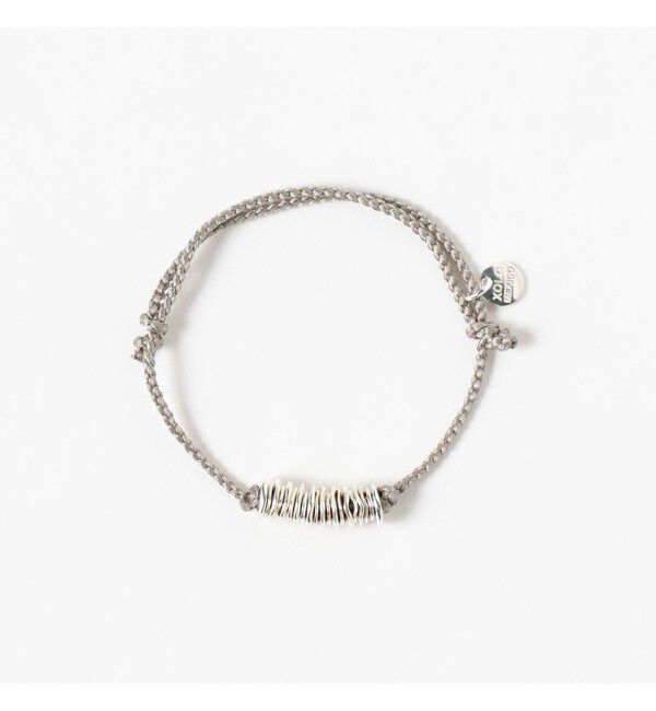 Ray BEAMS 「XOLO JEWELRY / Piece Silk Code ブレスレット SILVER」|ブレスレット・バングル|
