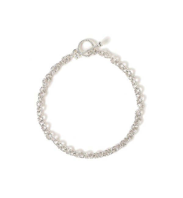 Ray BEAMS 「ダイヤ カット チェーン マンテル ブレスレット」|ブレスレット・バングル|SILVER