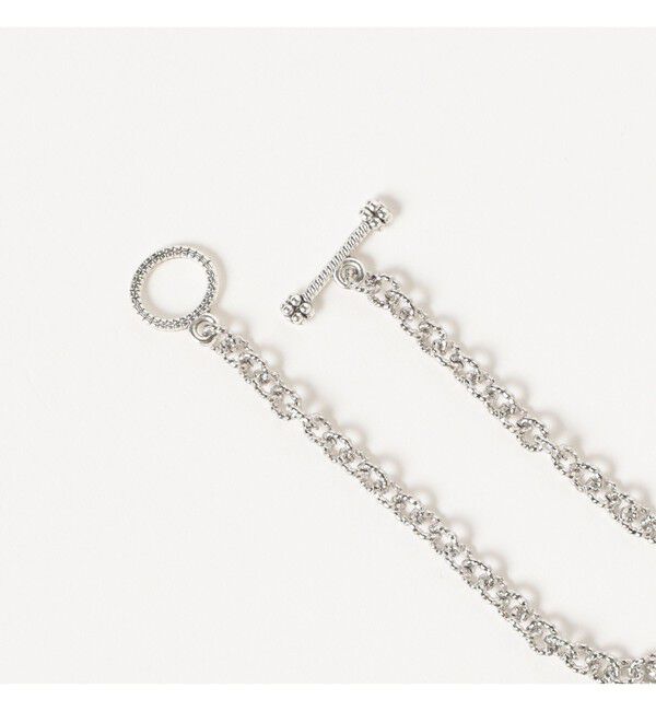 Ray BEAMS 「ダイヤ カット チェーン マンテル ブレスレット」|ブレスレット・バングル|