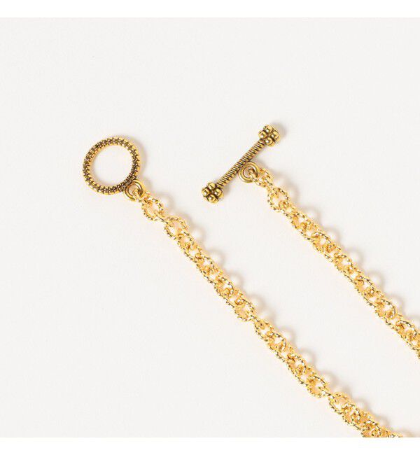 Ray BEAMS 「ダイヤ カット チェーン マンテル ブレスレット」|ブレスレット・バングル|