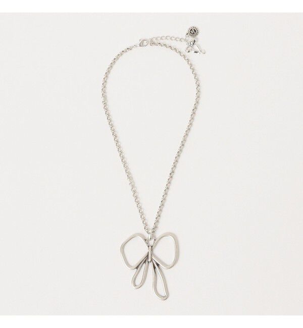 Ray BEAMS 「OtroAccesorio / ドロー リボン ネックレス」|ネックレス|