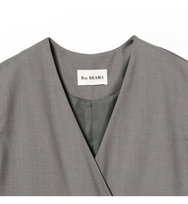 Ray BEAMS 「ロング ジレ ワンピース」|ワンピース|