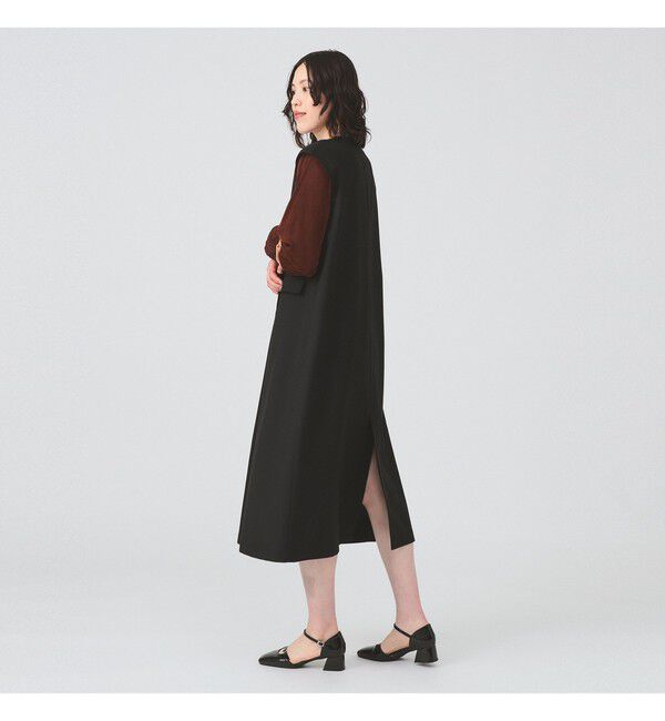 Ray BEAMS 「ロング ジレ ワンピース」|ワンピース|