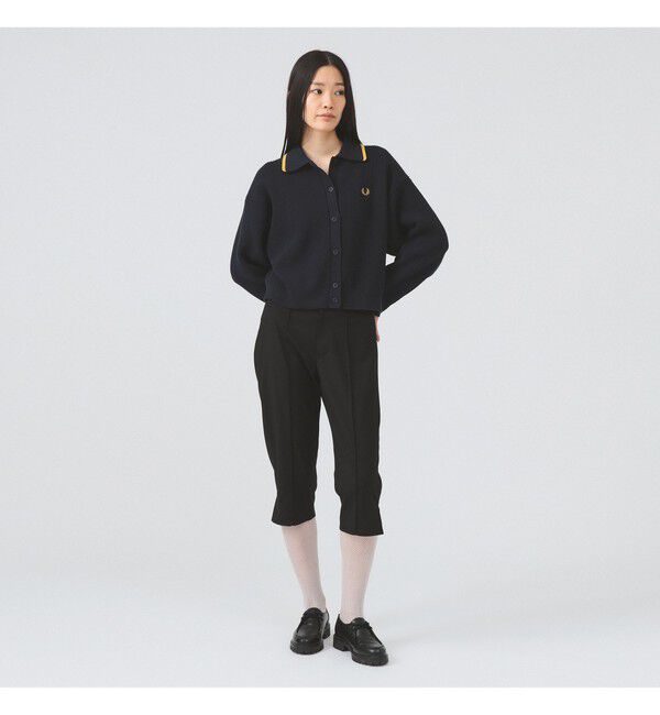 Ray BEAMS 「【別注】FRED PERRY / Tipped Collar Cardigan」|ニット・セーター|