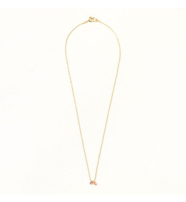 Ray BEAMS 「ダブル ストーン ネックレス」|ネックレス|