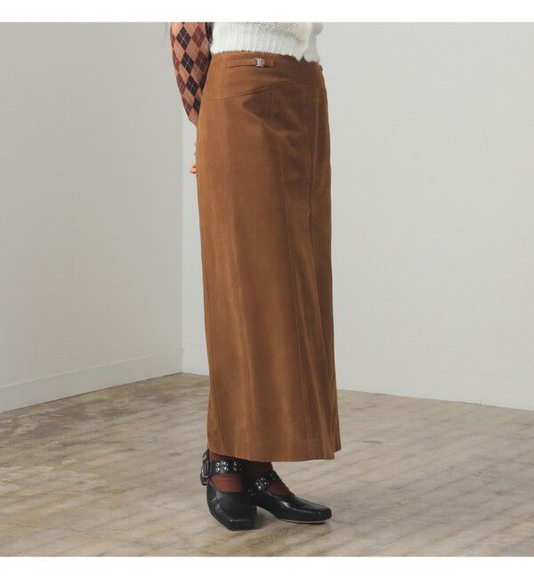 Ray BEAMS 「フロッキー ジップ スリット スカート」|スカート|