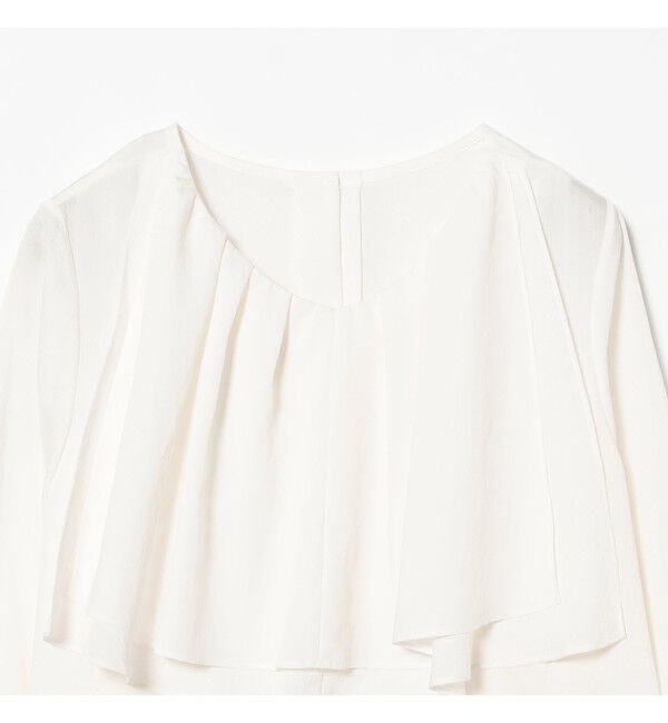 Ray BEAMS 「RBS / レイヤー ラッフル ヨーク ブラウス」|シャツ・ブラウス|