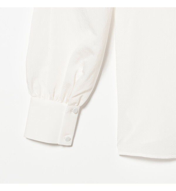 Ray BEAMS 「RBS / レイヤー ラッフル ヨーク ブラウス」|シャツ・ブラウス|