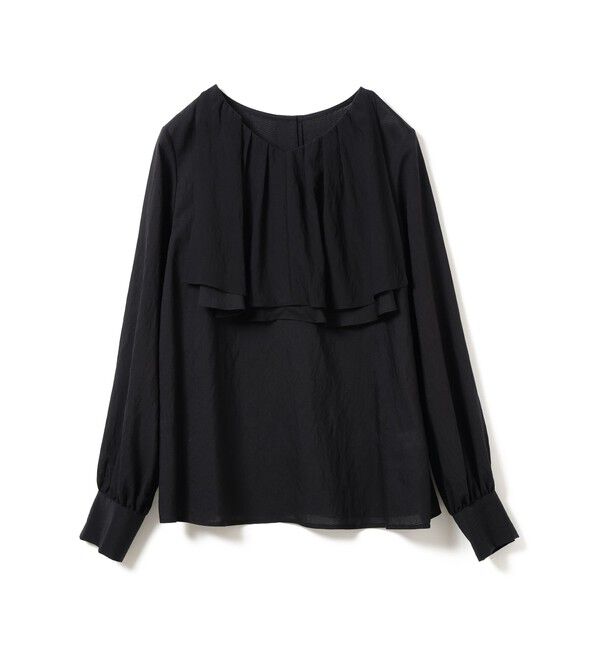 Ray BEAMS 「RBS / レイヤー ラッフル ヨーク ブラウス」|シャツ・ブラウス|