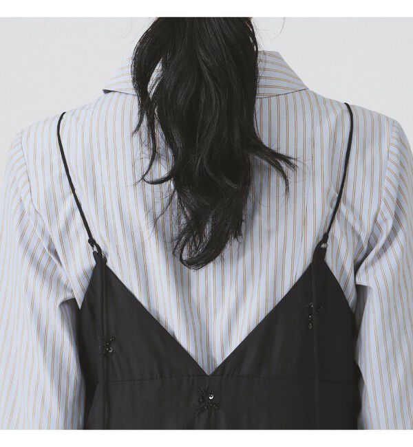 Ray BEAMS 「ビーズ 刺繍 キャミ ワンピース」|ワンピース|