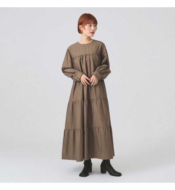 Ray BEAMS 「【別注】GYMPHLEX / ティアード ワンピース」|ワンピース|