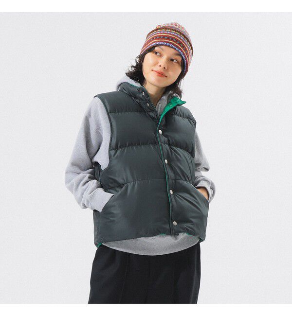 BEAMSBOY「リバーシブル ダウン ベスト」|ベスト・ジレ|