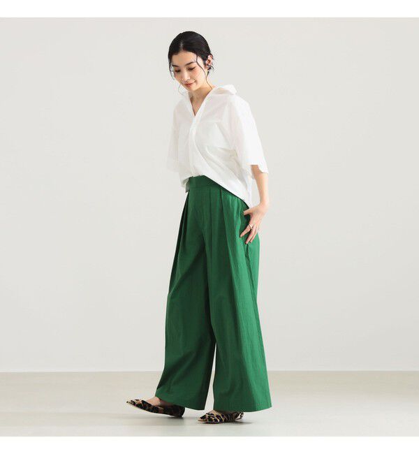 Demi-Luxe BEAMS 「AK+1 / ハーフスリーブ コットン シャツ」|シャツ・ブラウス|