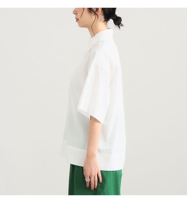 Demi-Luxe BEAMS 「AK+1 / ハーフスリーブ コットン シャツ」|シャツ・ブラウス|