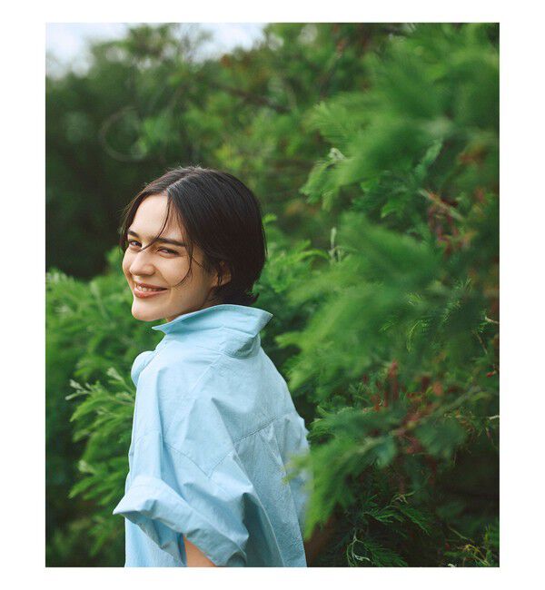 Demi-Luxe BEAMS 「AK+1 / ハーフスリーブ コットン シャツ」|シャツ・ブラウス|