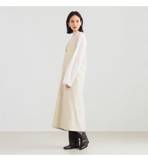 Demi-Luxe BEAMS 「2WAY Vネックワンピース」|ワンピース|