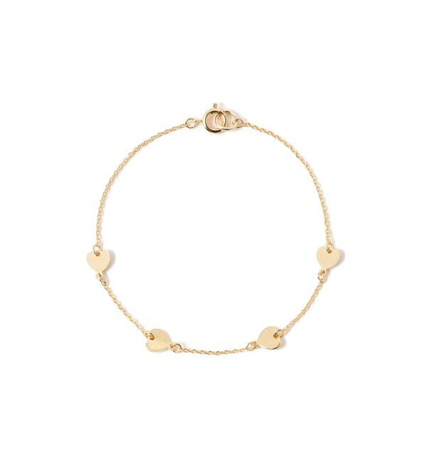 Ray BEAMS 「ハート チェーン ブレスレット」|ブレスレット・バングル|GOLD