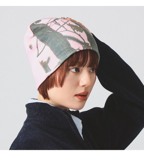 Ray BEAMS 「リアル ツリー カモ ニット帽」|その他|PINK