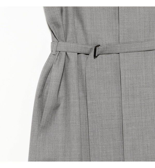 Demi-Luxe BEAMS 「ATON / ウール シルク ツイル ドレス」|ワンピース|