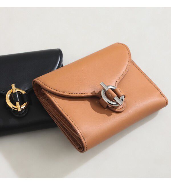 Demi-Luxe BEAMS 「	MARY AL TERNA / CLASP ミニ ウォレット」|財布|CAMEL