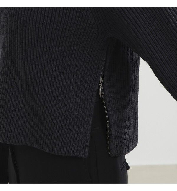 Demi-Luxe BEAMS 「サイドジップ リブ プルオーバー ニット .M」|ニット・セーター|
