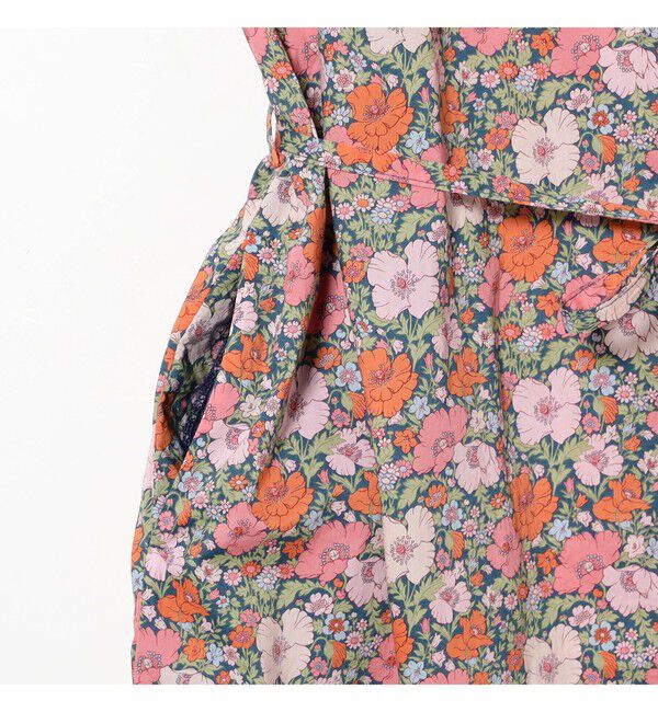 BEAMSBOY「リバティ ベルト ノースリーブ ワンピース」|ワンピース|