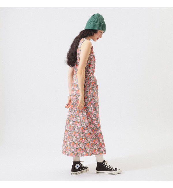 BEAMSBOY「リバティ ベルト ノースリーブ ワンピース」|ワンピース|