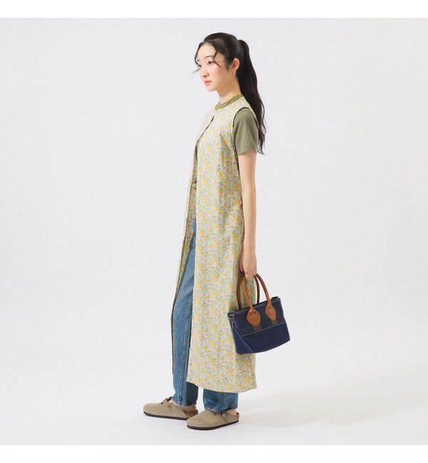BEAMSBOY「リバティ ベルト ノースリーブ ワンピース」|ワンピース|YELLOW