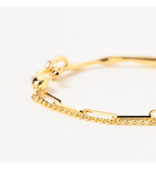 Ray BEAMS 「チェーン ミックス ハーフ ブレスレット」|ブレスレット・バングル|