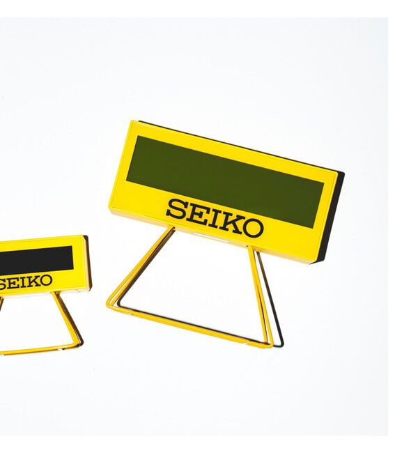 BEAMS「SEIKO / SPORTS TIMER CLOCK MEDIUM」|クロック・置時計|YELLOW