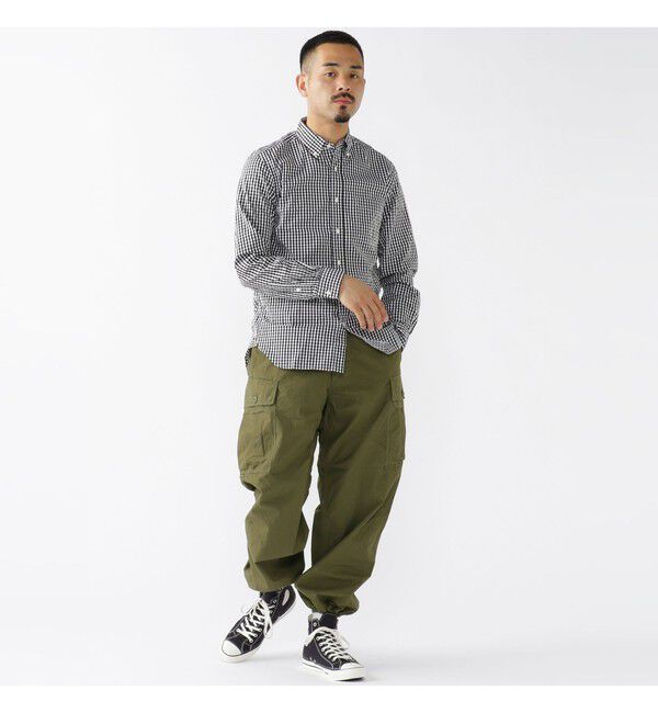 BEAMS PLUS「BEAMS PLUS / ブロード ギンガムチェック ボタンダウンシャツ」|シャツ・ブラウス|