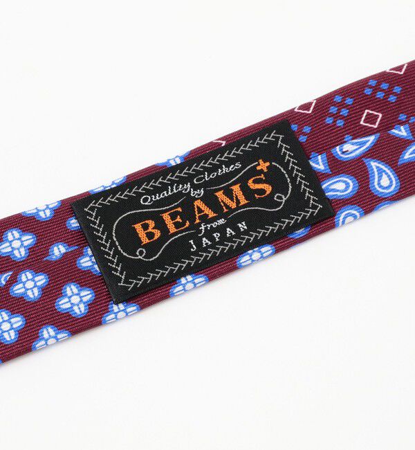 BEAMS PLUS「BEAMS PLUS / Silk Tie Paisley*Geometric Print」|ネクタイ・蝶ネクタイ|