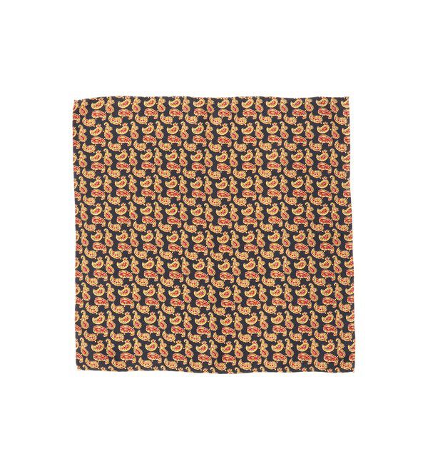 BEAMS PLUS「BEAMS PLUS / ペイズリー柄 チーフ」|ハンカチ|BLUE