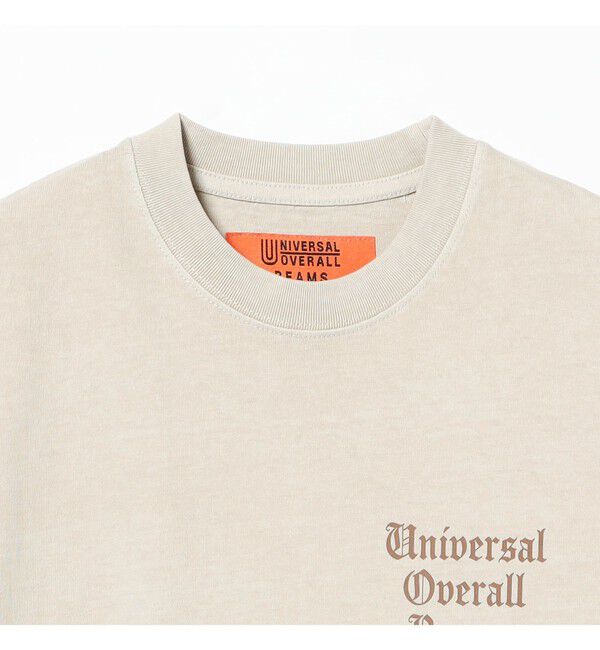 BEAMS「【別注】UNIVERSAL OVERALL / ピグメントダイ Tシャツ」|Tシャツ・カットソー|