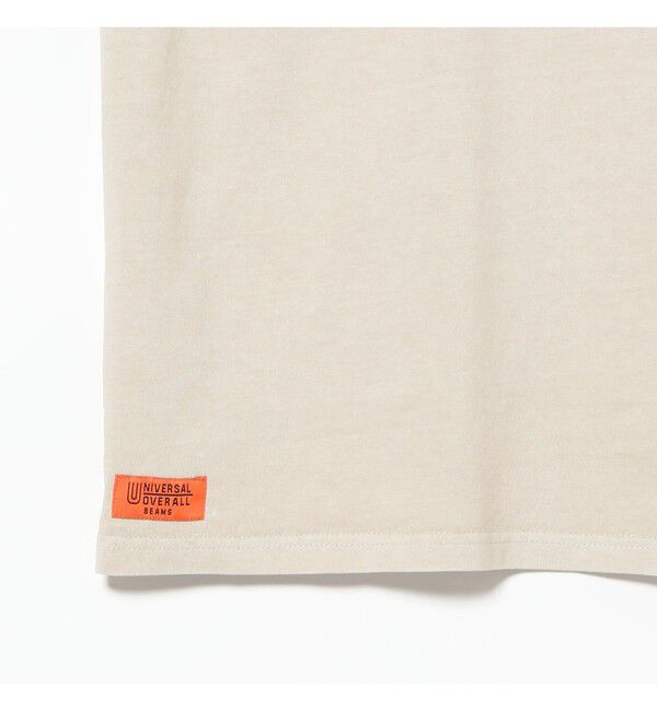 BEAMS「【別注】UNIVERSAL OVERALL / ピグメントダイ Tシャツ」|Tシャツ・カットソー|