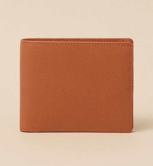 SHIPS「SHIPS:【SAFFIANO LEATHER】 イタリアンレザー 2つ折 財布」|財布|