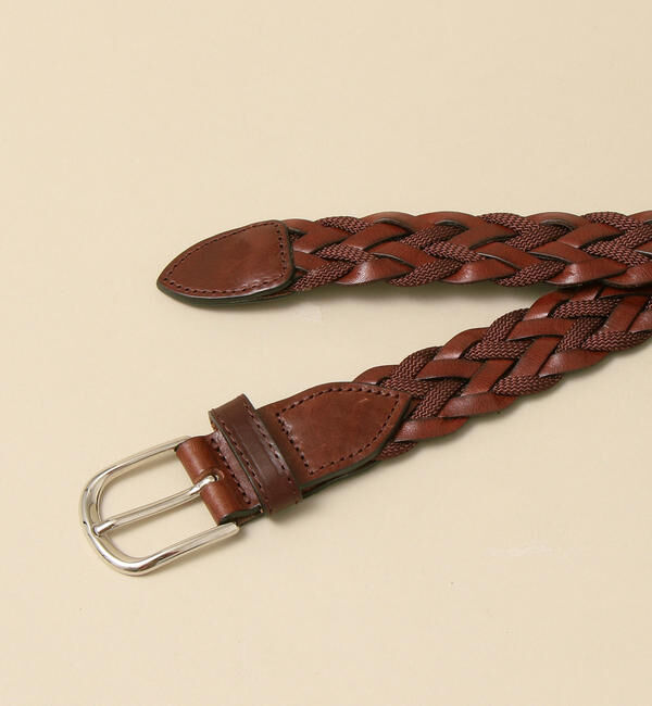 SHIPS「SHIPS: イタリア製 レザー コンビネーション メッシュ ベルト」|ベルト|