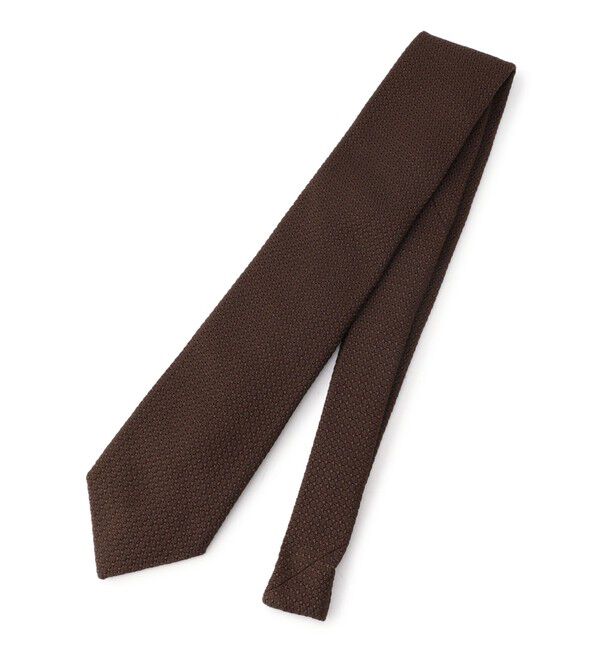 SHIPS「SHIPS:【FOSSATI】グレナデン ネクタイ」|ネクタイ・蝶ネクタイ|ブラウン